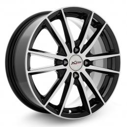 X`trike X-129 6.5x16 PCD4x100 ET48 DIA 54.1  BK/FP